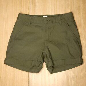 Gap Kids Girl's Green Adjustable Waist Shorts 8